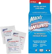 Mack's Lens Wipes Cleaning Towelettes-30 ct