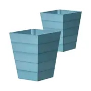 2pc Winawood Planter Pot Large 55x43cm Home/Garden Decor Display Powder Blue