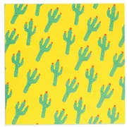 Green Cactus Blank Card