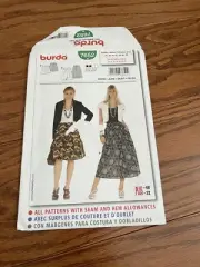BURDA 7652 Pattern Misses Skirts Sizes 10-22 Uncut