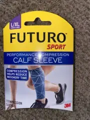 Futuro Sport Performance Compression Calf Sleeve Brace Large/X-Large