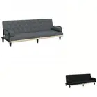 Sofa Bed with Armrests Chaise Lounge Couch Day Bed Recliner Fabric vidaXL