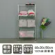 【dayneeds 日需百備】輕型 60x30x150公分電鍍四層架(鐵力士架/收納層架/鞋架/展示架/層架/鐵架)