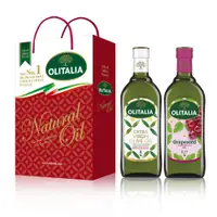 在飛比找蝦皮商城優惠-奧利塔健康油品禮盒(初榨橄欖油1L+葡萄籽油1L)