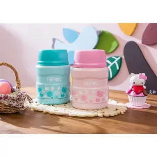 【THERMOS 膳魔師】保溫食物燜燒罐SK3000KT系列(內附摺疊湯匙)_470ml-Hello Kitty款