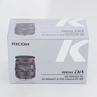 HD PENTAX-DA 20-40mm F2.8-4ED Limited DC WR Wide Standard Zoom Lens Black
