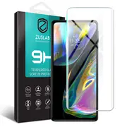 ZUSLAB Motorola G82 Tempered Glass Screen Protector Film 9H Hardness - Clear