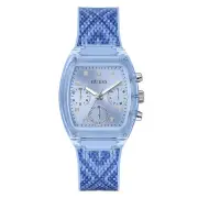 GUESS Ladies 2-Tone Blue Multi-function Watch GW0863L1