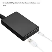 60W Universal USB-C Laptop Power Supply/Charger - Black