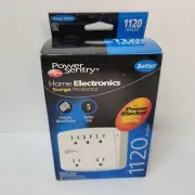 Power Sentry 5 Outlet Surge Protector Home Electronics Power Blocker 1130 Joules