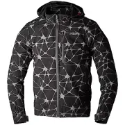RST Waterproof Soft Shell Textile Hooded Jacket HAVOC Black Grey Urban City AA