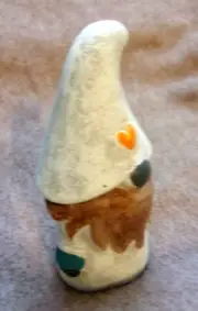 Latex gnome mold plaster cement rubber mould 4.75" x 2"