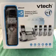 NEW VTech 5-Handsets Cordless Phone Bluetooth Answering System IS8129-5