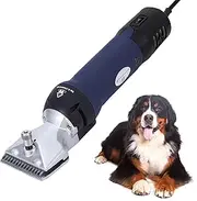 Pet & Livestock HQ 380W Professional Horse Dog Grooming Clippers Kit, Large & Medium Dogs Haircut Machine, Heavy-Duty, Electric Hair Trimmer for Horses Dogs with Thick Coats, Pigs & Cattle, 2 Blades