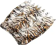 Veemoon Halloween Leopard Print Skirt Unisex Animal Dress Up Costume Lightweight Polyester for Festival Parties Jungle Theme Cosplay Outfit Versatile and Comfortable Wear for Men and Women