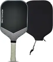 ROYCELONG Pickleball Paddles Pickleball Rackets T700 Carbon Fiber Surface Pickle Ball Training Paddle for Beginners to Advanced Players USAPA Compliant 16mm Core Portable Bag