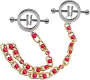 Bdsm Nipple Clamps Non-Piercing Nipple Clamps For Women Breast Sexual Pleasure Nipple Clips For Women, Men, Couples
