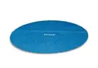 Intex 5.49M Above Ground Round Solar Heating Outdoor Pool Protective Cover Set