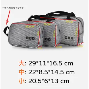【點悅家】韓版化妝包 三件套 洗漱包 運動收納包 eva網格 防潑水 游泳 手提包 盥洗包 旅行收納包 B01