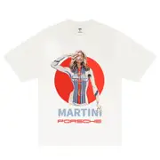 Porsche Girl Posing Martini T-Shirt