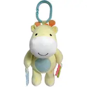 NWT Carter's Baby's Neutral Giraffe Stroller/ Car Seat Clip On The Go Toy
