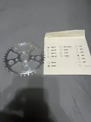 white industries chainring TSR17 40T Silver Square Taper