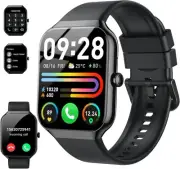 Smart Watch for Men Women(Answer/Make Call), 2025 New Smartwatch 1.96" HD Fitnes