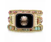 Boho Beads Watch Band Charm Bracelets Beaded Watch Bracelet Band Braided Watch Strap Band Compatible for iWatch