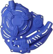 jiningxinxin Motorcycle Engine Clutch Cover Ignition Protector Guard Compatible With MT-07 FZ07 Tenere 700 Rally Edition World Raid(Blue clutch protect)