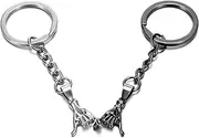 [Bremorou] Pinky Promise Gift Matching Keychains For Couples Pinky Promise Keychain Anniversary Couples Matching Gifts Matching Couples Stuff Gifts For Boyfriend Girlfriend Best Friend Him Her Valentines Day,