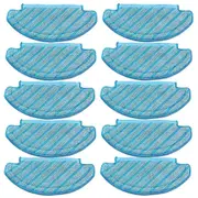 10Pcs Mop Cloths Cleaning Pads for Deebot Ozmo T8 AIVI T8 Max N8 Pro Plus/ N8 Pro Vacuum Cleaner Ac