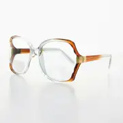Women's Boho Bifocal Reading Glasses / Brown Clear / 1.75 diopter - Inez