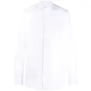 [Mazzarelli] Mazzarelli Plain Buttoned Shirt 40 CM WHITE