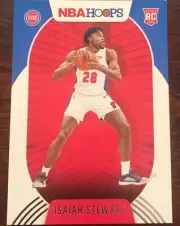 ISAIAH STEWART 2020-21 Panini NBA Hoops 1st True PISTONS Rookie RC #233 NEW