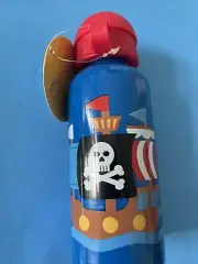 NEW Stephen Joseph Stainless Steel Water Bottle PIRATE SJ-9501-29B