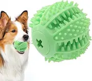 Dog Treat Toy Ball, Dog Rubber Food Ball, Interactive Dog Toy | Pets Dog Treat Toys | Toy For Boredom | Enrichment & Mental Stimulation | Safe Rubber Feeder | Puppy Challenging Activity (Small 6cm/2.3