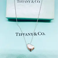 在飛比找PopChill優惠-[二手] Tiffany 愛心925純銀項鍊