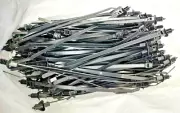 500 7.5"/190mm Automotive Cable Ties Black Heat Stabilized Fir Tree Avery Dennis