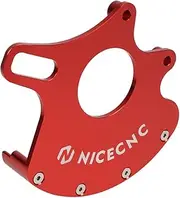 NICECNC Rear Disc Rotor Protector Brake Caliper Bracket Aluminum Compatible with Yamaha Raptor 700 2013 2014 2015 2016 2017 2018 2019 2020 2021 2022 2023 2024, 700R SE 2013-2024, See Fitments Red