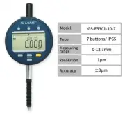 Dial Indicator Gauge Waterproof Dustproof Electronic Micrometer Tool 0-12.7mm