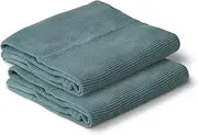 Cotton Baby Blanket Newborn and Infant – 100% Organic Cotton Classic Knit – Soft, Breathable, and Gentle – Perfect for Pram, Stroller, Crib, Nursery, and Baby Cot - 100cm x 75cm (Mantis Green)