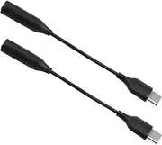 SING F LTD 2Pcs USB C to 3.5mm Headphone Jack Adaptor Compatible with Huawei P40/P30/P20 Mate 30/30 Pro/20/20 Pro Compatible with Samsung GA axy S21/S20/S20+Ultra/S10/S9 Black