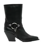 Sonora Pointed Toe Boots 36 Black