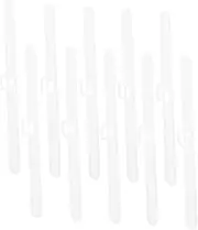 HEATSHAKING 10pcs Blind Parts Blind Valance Replacement Clips Blind Brackets Curtains White Plastic