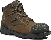 [Timberland PRO] Men's Magnitude 6 Inch Composite Safety Toe Waterproof Industrial Work Boot, Mocha Underground Brown-2024 New, 8, Mocha Underground Brown-2024 New, 8