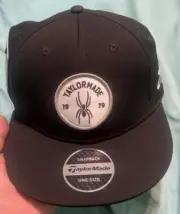 2021 TaylorMade Spider Launch Black Snapback Golf Hat/Cap Nwt