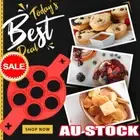 7 Round Silicone Pancake Nonstick Maker Mould Egg Flip Ring Maker Omelette AU