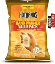 HotHands Hand Warmer Value Pack (10 Pieces) - Heat Max - Long Lasting & Portable