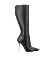 Paris Texas Lidia Pointed-Toe Knee-High Boots 37,40.5 Black