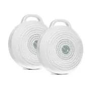 Rohm Portable White Noise Machine for Travel 3 Soothing Natural Sounds + Volu...